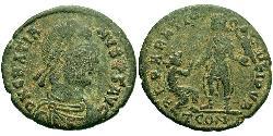 1 Follis /  AE2 Weströmisches Reich (285-476) Bronze Gratian  (359-383)