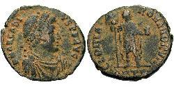 1 Follis /  AE2 Impero bizantino (330-1453) Bronzo Arcadio  (377-408)