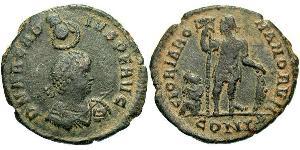 1 Follis /  AE2 Western Roman Empire (285-476) 青铜 阿卡狄奧斯