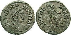 1 Follis /  AE2 羅馬帝國 青铜 Theodosius I (347-395)