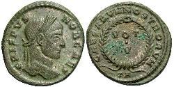 1 Follis /  AE3 Imperio romano (27BC-395) Bronce Crispo (305 - 326)