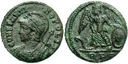 1 Follis /  AE3 Imperio romano (27BC-395) Bronce Constantino I (272 - 337)