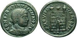 1 Follis /  AE3 Imperio romano (27BC-395) Bronce Constancio II (317 - 361)