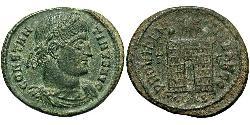 1 Follis /  AE3 Imperio romano (27BC-395) Bronce Constantino I (272 - 337)