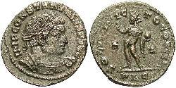 1 Follis /  AE3 Imperio romano (27BC-395) Bronce Constantino I (272 - 337)