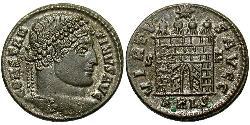 1 Follis /  AE3 Imperio romano (27BC-395) Bronce Constantino I (272 - 337)