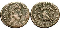 1 Follis /  AE3 Imperio romano (27BC-395) Bronce Valentiniano I (321-375)