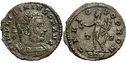 1 Follis /  AE3 Imperio romano (27BC-395) Bronce Licinio I (265-324)