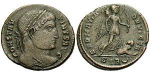 1 Follis /  AE3 Imperio romano (27BC-395) Bronce Constantino I (272 - 337)