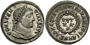 1 Follis /  AE3 Imperio romano (27BC-395) Bronce Constantino I (272 - 337)