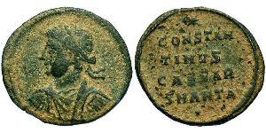 1 Follis /  AE3 Imperio romano (27BC-395) Bronce Constancio II (317 - 361)