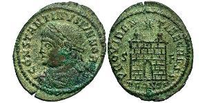 1 Follis /  AE3 Imperio romano (27BC-395) Bronce Constantino I (272 - 337)
