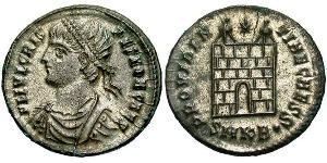 1 Follis /  AE3 Imperio romano (27BC-395) Bronce Crispo (305 - 326)