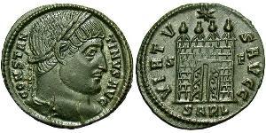 1 Follis /  AE3 Imperio romano (27BC-395) Bronce Constantino I (272 - 337)