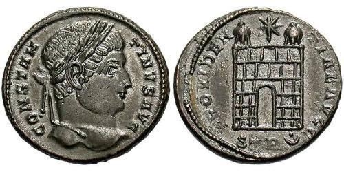 1 Follis /  AE3 Imperio romano (27BC-395) Bronce Constantino I (272 - 337)