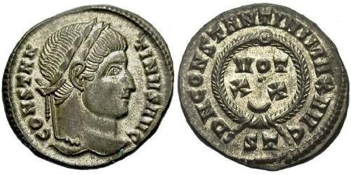 1 Follis /  AE3 Imperio romano (27BC-395) Bronce Constantino I (272 - 337)