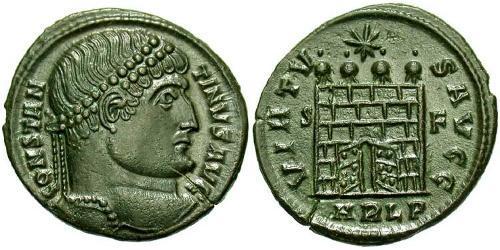1 Follis /  AE3 Imperio romano (27BC-395) Bronce Constantino I (272 - 337)