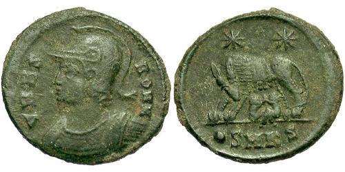 1 Follis /  AE3 Imperio romano (27BC-395) Bronce Constantino I (272 - 337)