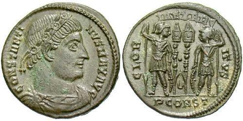 1 Follis /  AE3 Imperio romano (27BC-395) Bronce Constantino I (272 - 337)