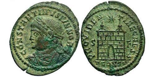 1 Follis /  AE3 Imperio romano (27BC-395) Bronce Constantino I (272 - 337)