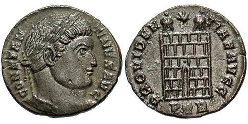 1 Follis /  AE3 Imperio romano (27BC-395) Bronce Constantino I (272 - 337)