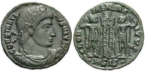 1 Follis /  AE3 Imperio romano (27BC-395) Bronce Constantino I (272 - 337)
