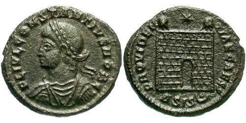 1 Follis /  AE3 Imperio romano (27BC-395) Bronce Constancio II (317 - 361)
