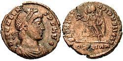 1 Follis /  AE3 Byzantinisches Reich (330-1453) Bronze Valens (328-378)