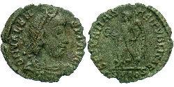 1 Follis /  AE3 Byzantinisches Reich (330-1453) Bronze Valens (328-378)