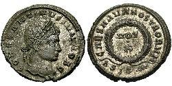1 Follis /  AE3 Empire romain (27BC-395) Bronze Constance II (317 - 361)