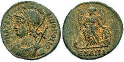 1 Follis /  AE3 Empire romain (27BC-395) Bronze Constantin I (272 - 337)