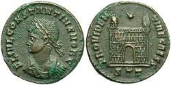 1 Follis /  AE3 Empire romain (27BC-395) Bronze Constance II (317 - 361)
