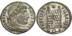 1 Follis /  AE3 Empire romain (27BC-395) Bronze Constantin I (272 - 337)