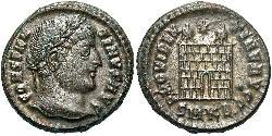 1 Follis /  AE3 Empire romain (27BC-395) Bronze Constantin I (272 - 337)