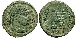 1 Follis /  AE3 Empire romain (27BC-395) Bronze Constantin I (272 - 337)