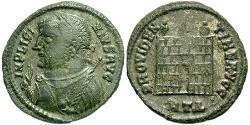 1 Follis /  AE3 Empire romain (27BC-395) Bronze Licinius I (265-324)
