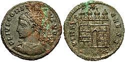 1 Follis /  AE3 Empire romain (27BC-395) Bronze Constance II (317 - 361)