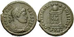 1 Follis /  AE3 Empire romain (27BC-395) Bronze Constantin I (272 - 337)