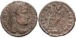 1 Follis /  AE3 Empire romain (27BC-395) Bronze Constantin I (272 - 337)