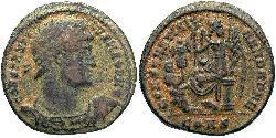 1 Follis /  AE3 Empire romain (27BC-395) Bronze Constantin I (272 - 337)