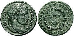 1 Follis /  AE3 Empire romain (27BC-395) Bronze Constantin I (272 - 337)