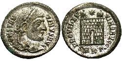1 Follis /  AE3 Empire romain (27BC-395) Bronze Constantin I (272 - 337)
