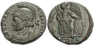 1 Follis /  AE3 Empire romain (27BC-395) Bronze Constantin I (272 - 337)