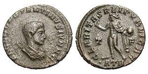 1 Follis /  AE3 Empire romain (27BC-395) Bronze Constance II (317 - 361)