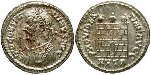 1 Follis /  AE3 Empire romain (27BC-395) Bronze Constantin I (272 - 337)