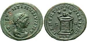 1 Follis /  AE3 Empire romain (27BC-395) Bronze Constance II (317 - 361)