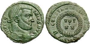 1 Follis /  AE3 Empire romain (27BC-395) Bronze Constantin I (272 - 337)