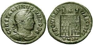 1 Follis /  AE3 Empire romain (27BC-395) Bronze Constance II (317 - 361)
