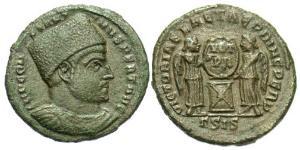 1 Follis /  AE3 Empire romain (27BC-395) Bronze Constantin I (272 - 337)