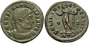 1 Follis /  AE3 Empire romain (27BC-395) Bronze Constantin I (272 - 337)